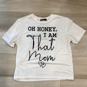 Chic White Short Sleeve Tee